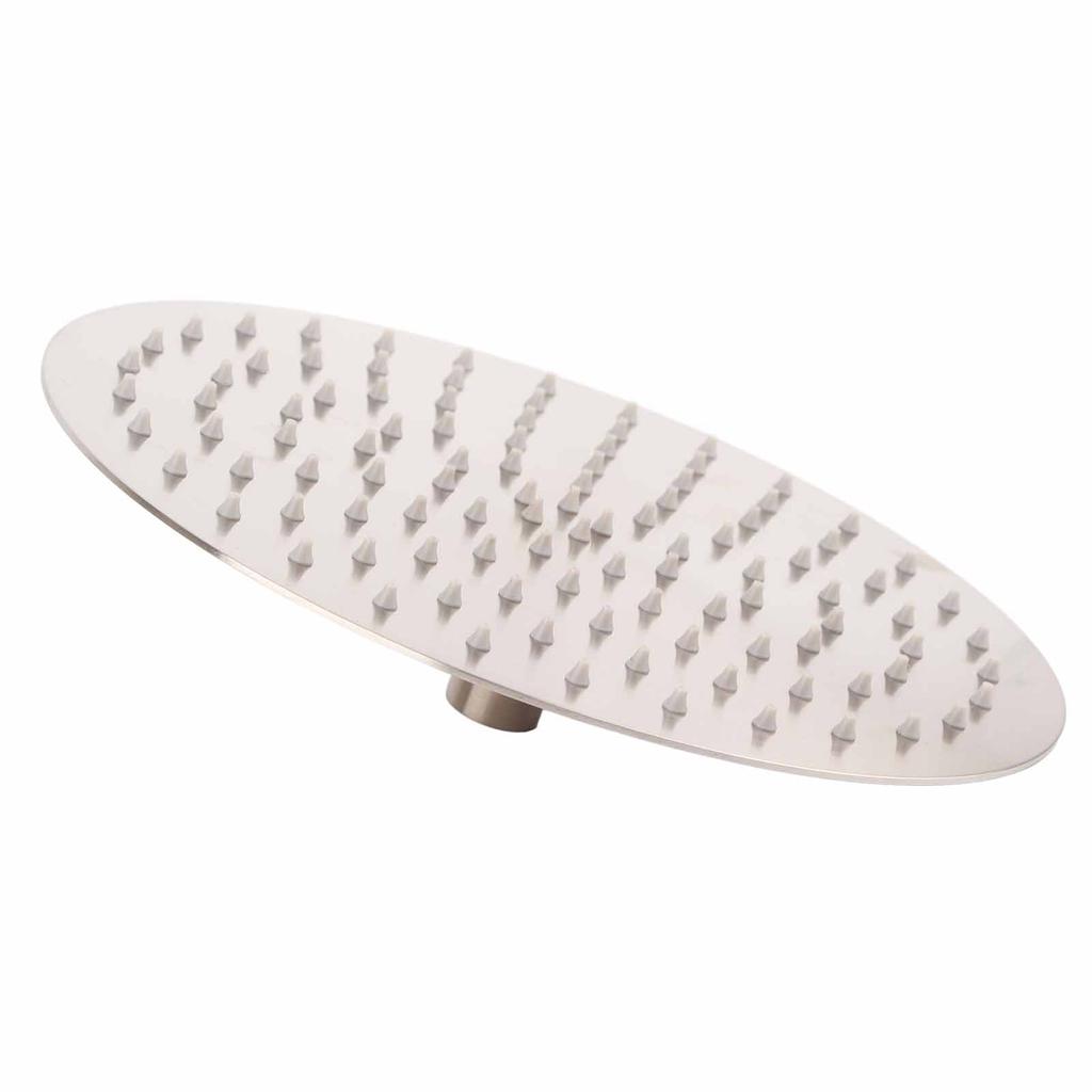 Круглая дождевая душевая головка калибра G1/2, поворот на 360 градусов, нержавеющая сталь, дождевая душевая головка с