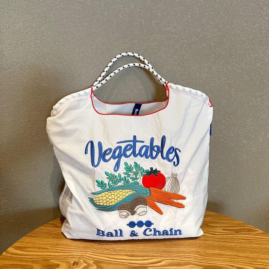 Embroidery Shopping Bag Women'S Fashion Niche Large Capacity Shoulder Bag Tide