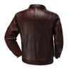 Air Force Flight Suit Genuine Leather Jacket Men 'S Top Layer Cowhide Retro Vintage Bomber Jacket Lapel Motorcycle Jacket