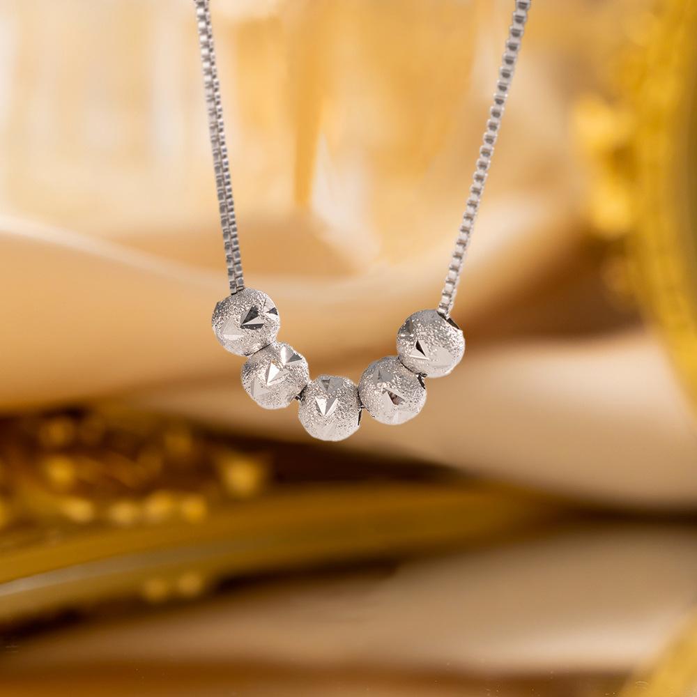 Elegant Full Zircon Copper Necklace Women Simple Exquisite Collarbone Chain Luxury Micro Inlaid Jewelry Gift