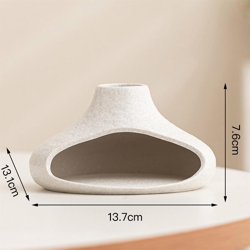 Modern Style Ceramic Incense Burner for Palo Santo, White Sage, Cone Incense, Desktop Ornament Home Decor