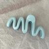 New Colorful Jelly Wave Hair Claw Hairpin Women Girls Fashion Design Korean Sweet Simple Irregular Hair Clip Headwear