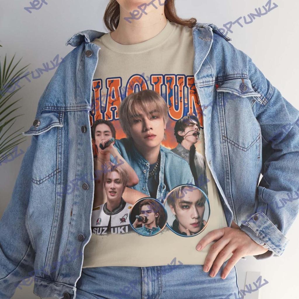 XiaoJun Shirt: WayV Kpop Retro Graphic Tee - Xiao De Jun Boyband Music Vintage