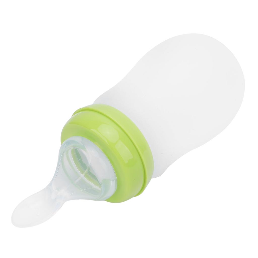 240ml Drinking Aids Feeding Cup Drink Water Soup Porridge Squeeze Controlled Feeding Bottle Green