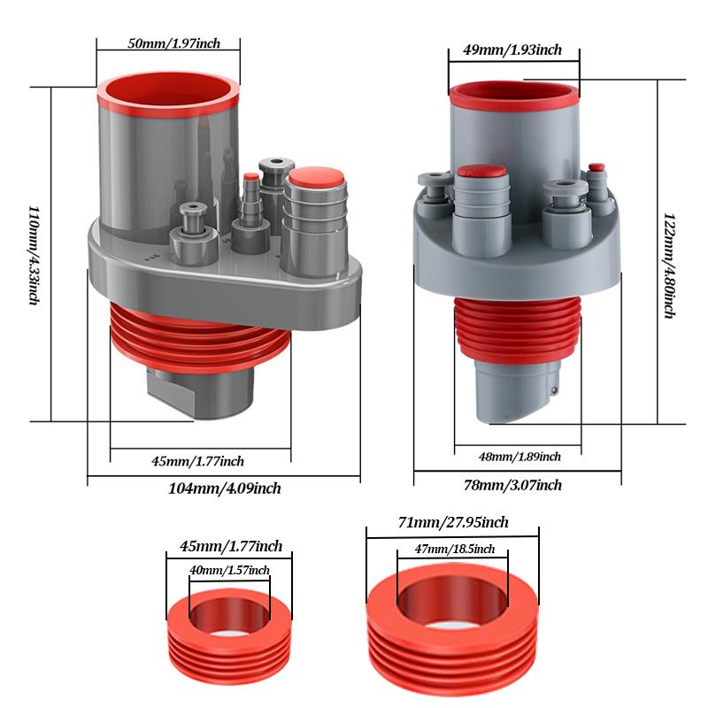 Кухонный Патрубок Сливной трубы Соединитель Пять-в-одном Посудомоечная машина Мойка Канализация Защита от запаха Насекомые Соединение Водоочиститель Соединитель переднего фильтра