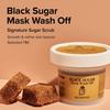 SKIN FOOD Маска-скраб для лица с черным сахаром 4,05 жидкой унции. унция.(120г)