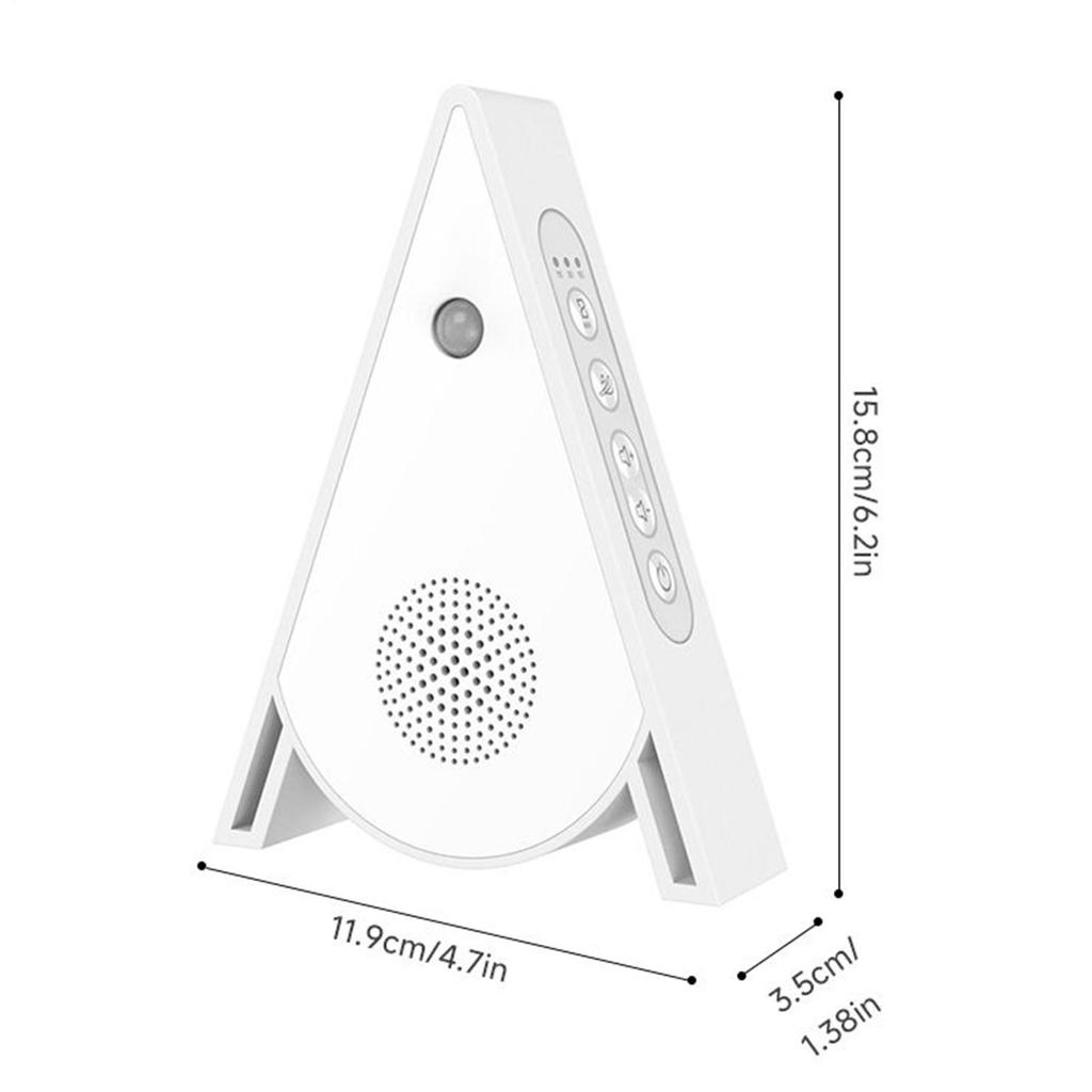 Triangle Bird Sounds Device Motion Sensor Nature Sound Box Portable Smart Natural Noise Maker For Spa Yoga Studio