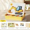 Concentration Training Peg Puzzle Board Game Mushroom Nail Puzzle Board Game  Birthday Gifts