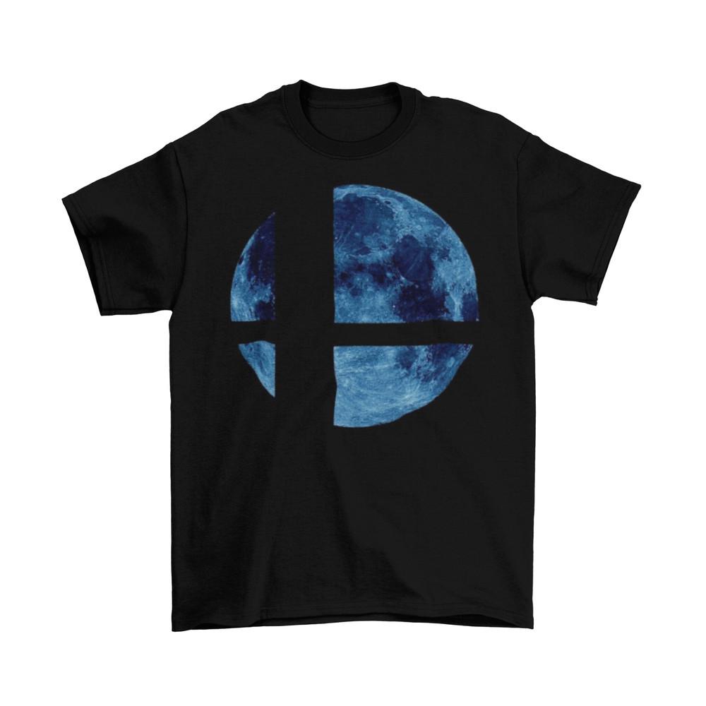 Super Smash Bros. Moon T-Shirt Unisex Adult Funny Sizes Cotton Fighting Game New