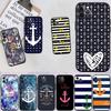 PP1 Anchor Sailor Phone Case for Samsung Galaxy A11 A12 A13 A15 A52S A53 A55 A56 A70 A71 A72 A73 F06 F16 F56 S10 Plus S10e