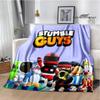 3D game Cartoon Stumble-guys printed blankets Warm Flannel blanket Soft and comfortable blanket Home bed linings Birthday Gift