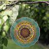 10 Inch Sunflower Wind Spinner Outdoor Decor 360 Rotating Metal Garden Art for Lawn Patio Yard All Season Hanging Ornament Gift