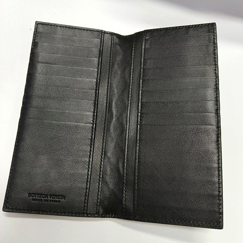 [Pre-Owned] Woven Long Leather Wallet - Very Good #1S5Z37M
