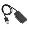 USB 2.0 To SATA 6+7 Easy Drive Cable 480Mbps USB To SATA Optical Drive Adapter Cable for Laptop PC