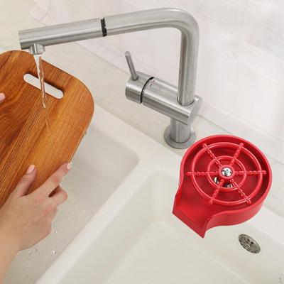 Ополаскиватель стеклянных чашек для кухонной мойки, автоматический, моечная машина для чашек, очиститель для мытья бутылок с насадкой для раковины