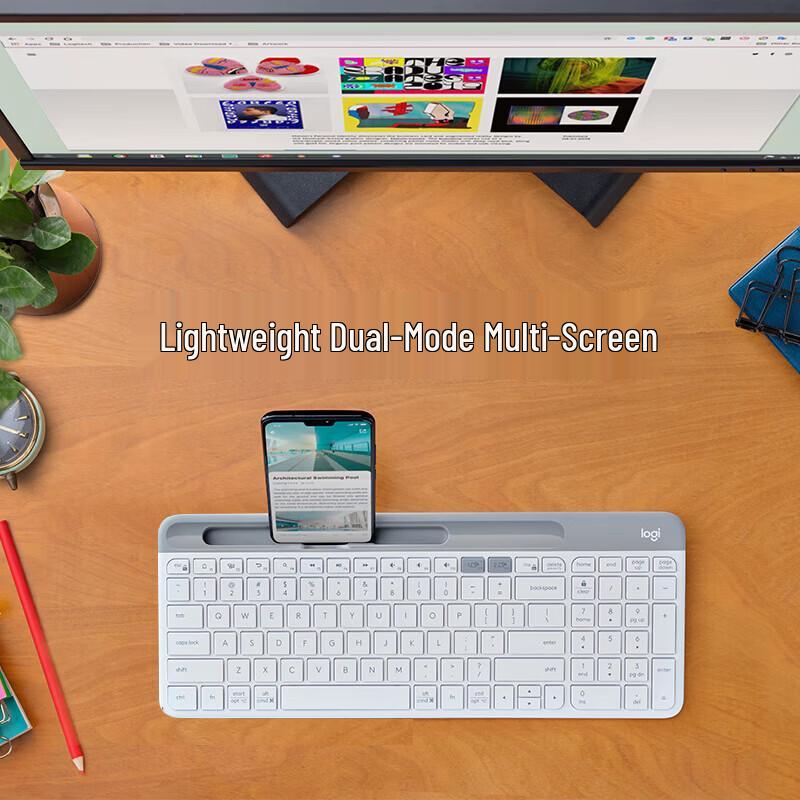 Logitech K580 Тонкая беспроводная клавиатура для нескольких устройств