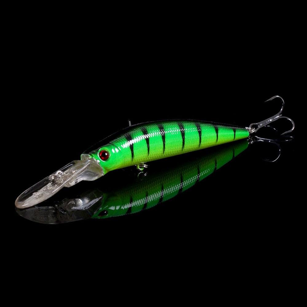 HENGJIA 1 шт., приманка для рыбалки на гольяна, реалистичная приманка для щуки, воблер, жесткая приманка с 3D-глазами, рыболовные снасти