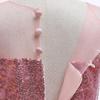 Girls Sequins Tulle Dress Sleeveless Bowknot Birthday Prom Princess Wedding Pageant Communion Party Long Ball Gown