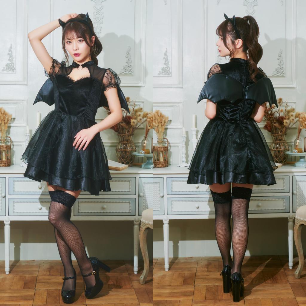 Clearstone GLOWHOLIC Cosplay Halloween Noir Devil Black Women's