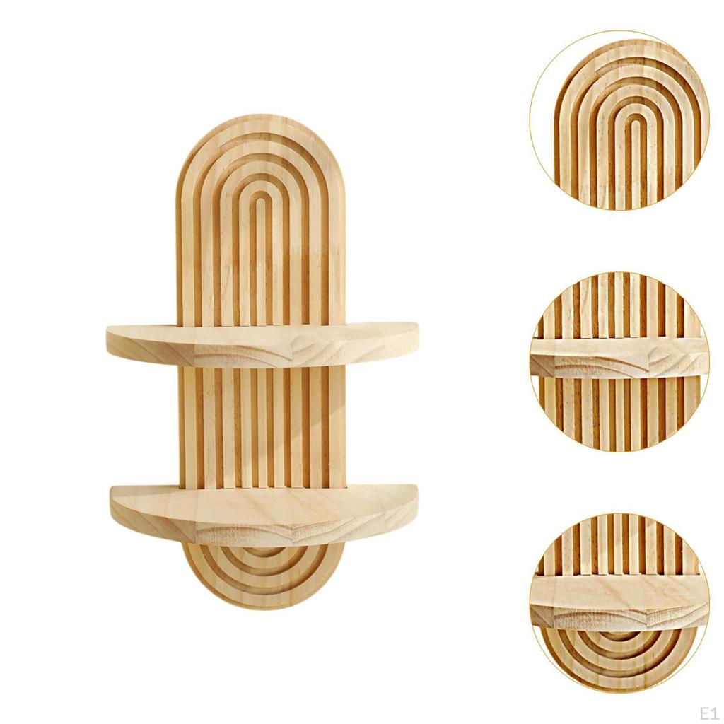 Подвесная полка в стиле бохо, декоративная, эстетичная, для офиса, спальни, новоселья, друзей, игровой комнаты