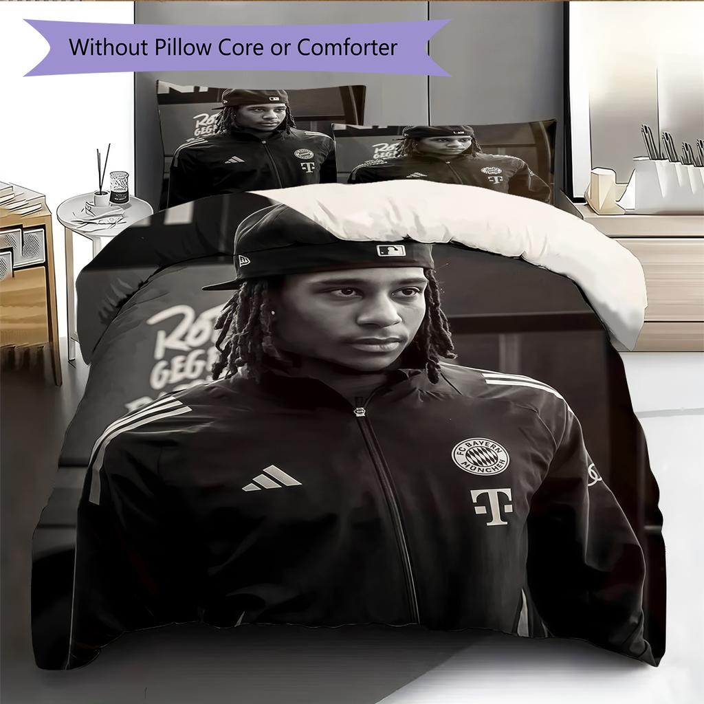 Michael Olise Pattern Bedding Home Decoration Birthday Gift (1 * duvet cover + 2 * pillowcase, without core)
