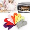 Home Living Professional Solid Hot Insulation High-temperature Thick Oven Mitts 1PC Cotton Kitchen Supplies Microwave Oven Gloves
