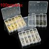 100Pcs 1 Box New Carbon Steel 10 Sizes Fish Bait Fishing Hooks Durable Head Fishook