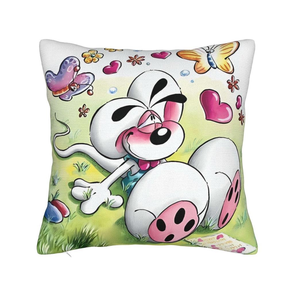 Diddl Cartoon Dog Pillow Cover Novelty Pillow Case For Chair Sofa Home Decor Design Pillowcases Birthday Present