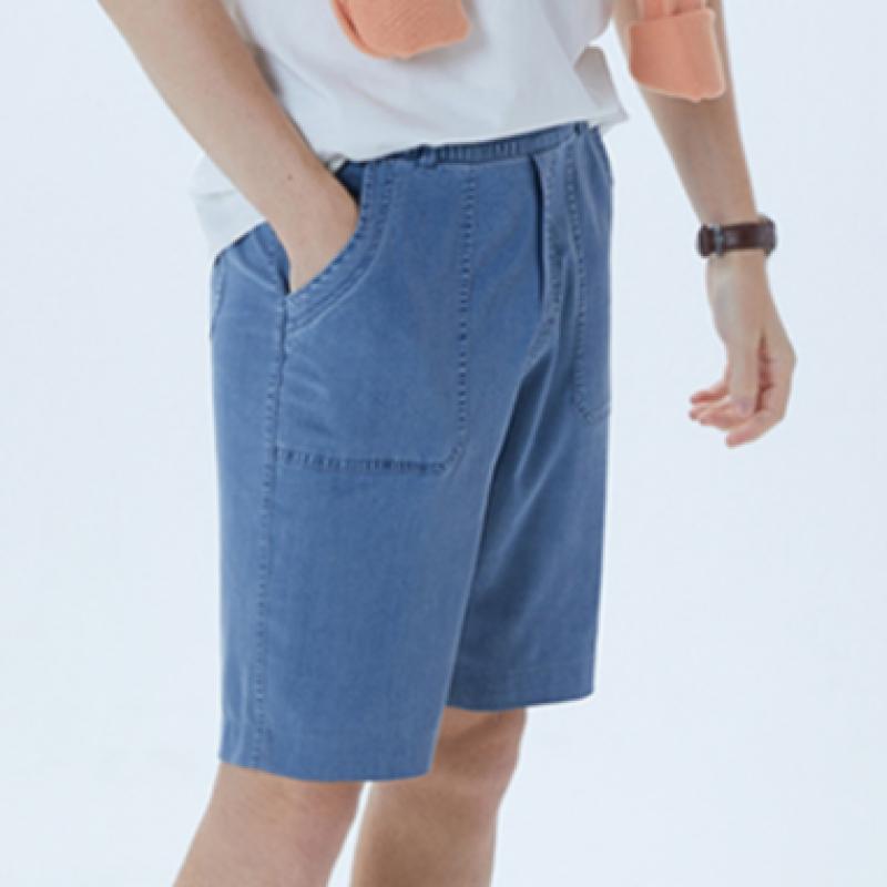 Baiyu Men S Soft Lyocell Denim ShortS Il5m