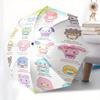 Sanrio Automatic Opening and Closing Parasol Compact Travel umbrella with 8 Ribs for Women and Men Ideal Birthday/Christmas Gift, Outdoor Ac
