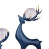 3 Pieces Christmas Elk Statues Reindeer Figurines Ornaments Set Animal Statue for Father's Day
