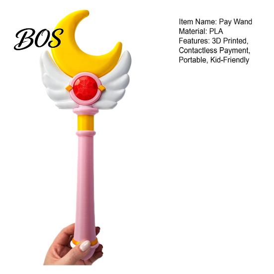 Gift Card Payment Wand 3D Printed Credit Wand, Contactless Tap-to-Pay Touch-to-pay Holder with Hidden Slot for Kids Self-Checkout Fun