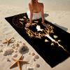 Viking Runes & Tree of Life Fashion Beach Towel: Ideal for Summer Adventures Soft, absorbent and quick drying suitable for swimming and bathing