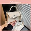 Colored Solid Square Single Shoulder Crossbody Bag Women Handbag Fashion Gift