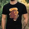 T-Shirt Herren Bigfoot mit Sonnenbrille Motiv Baumwolle Größe XS bis 5XL