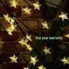 Outdoor Waterproof Twinkling Star Solar String Lights for Garden & Balcony Decoration - Holiday & New Year Lighting