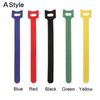 5Pcs Durable and Soft Nylon Strap Reusable Velcro Cable Ties Organizer Tool Velcro Self-Adhesive Tapes