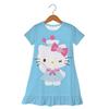 Пижама Детская Hello Kitty Летняя Юбка Модная Повседневная 3-6 Лет Платье для Девочек