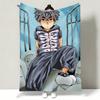 Anime KKemono JJihen Throw Soft Warm Flannel Throw Blanket Multiuse for Sofa Bed Office Nap