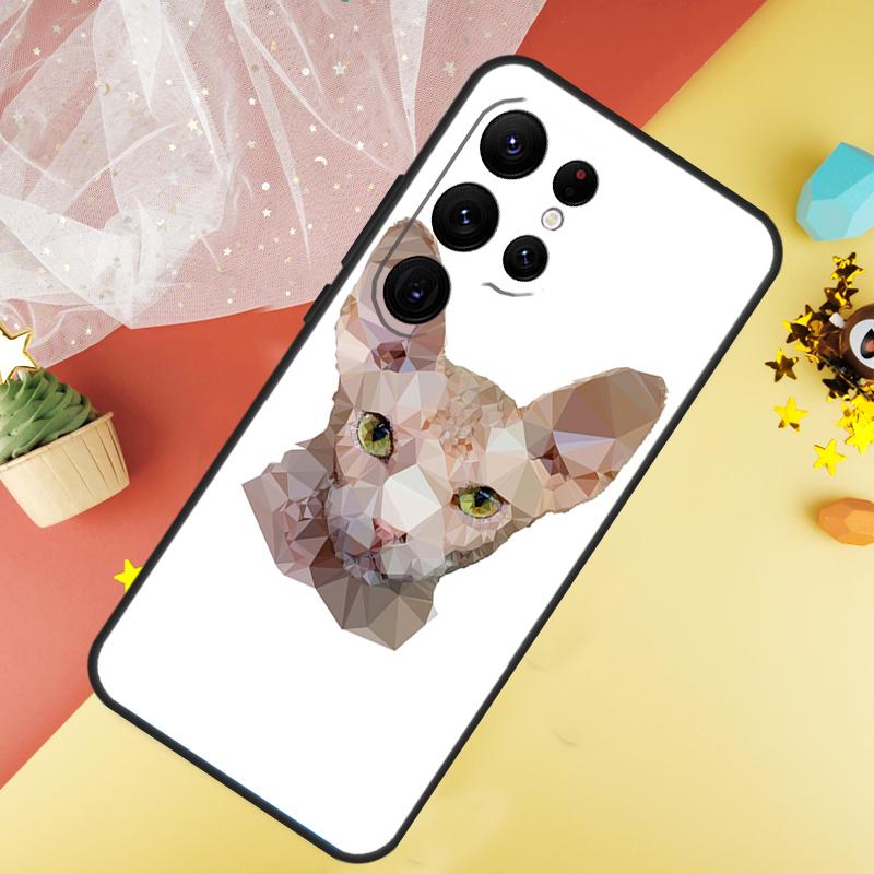 Чехол Сфинкс для Samsung Galaxy S24 S23 S22 Ultra S21 S20 FE Note 20 Note 10 S8 S9 S10 Plus