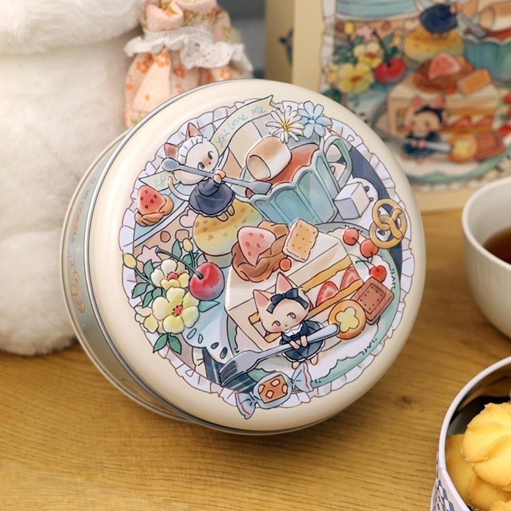 Коробка для хранения конфет с мультяшным узором, 3D-рельефная подарочная упаковка, упаковка для выпечки