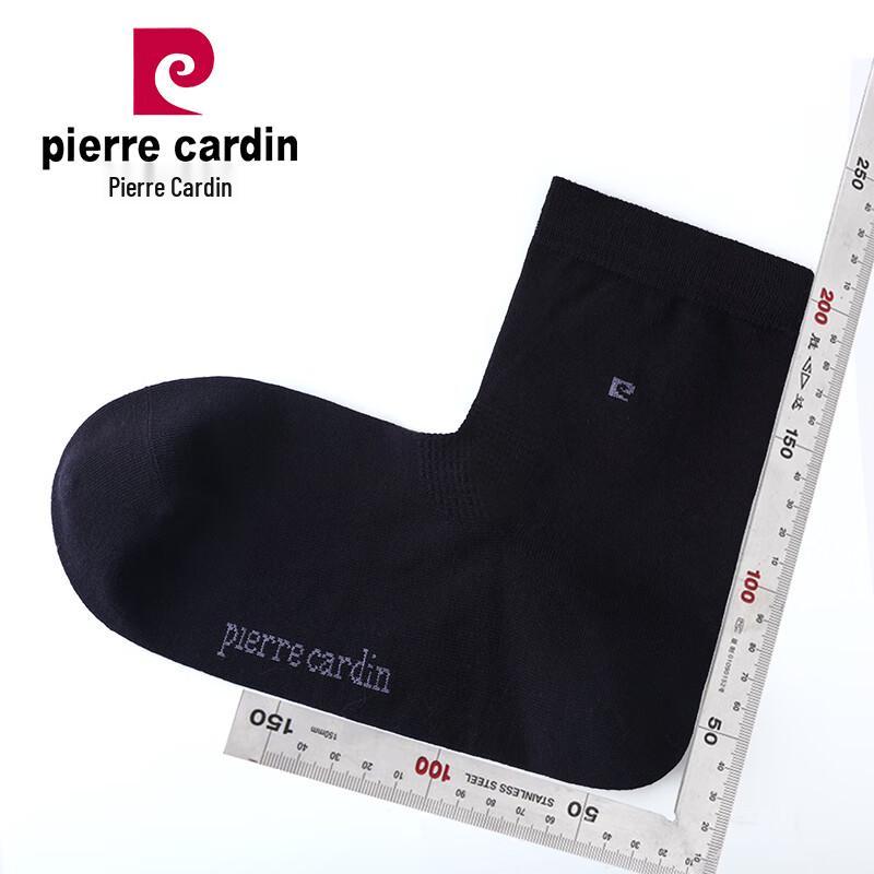 Pierre Cardin Men's Pure Cotton Business Mid-Calf Socks - 5 Pairs