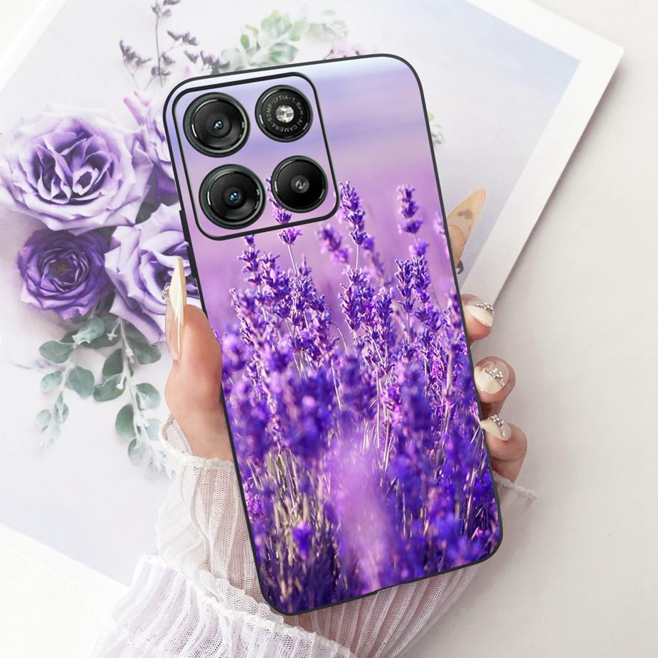Для Motorola Moto G77 5G Чехол XT2621-4 Роскошный Чехол с Рисунком Цветов Мягкий Силиконовый Чехол Для Moto G67 G 77 MotoG67 MotoG77 5G Сумки