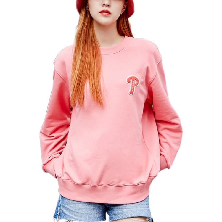 MLB Sweatshirt Unisex Orange Pink 3AMTB0214-10COS