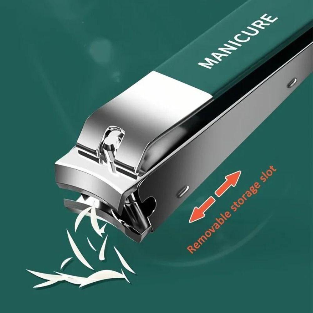 Набор портативных кусачек для ногтей из нержавеющей стали, маникюрные инструменты, удобные инструменты для обрезки ногтей