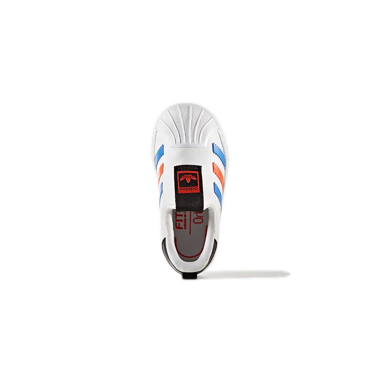 adidas Оригинальные кроссовки Superstar Winter 360 Удобные Универсальные Низкие Кроссовки для ходьбы Детская обувь Белый Синий Красный BY9937