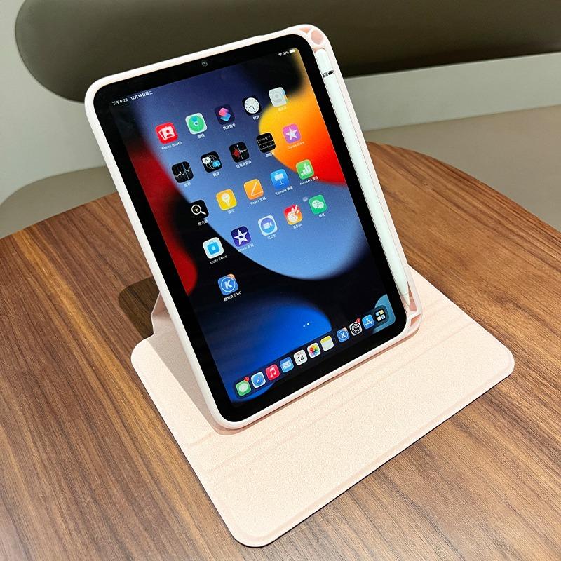 Чехол для iPad 10-го поколения 2022 года с подставкой для карандашей, поворот на 360 градусов, умный кожаный чехол для iPad 9, 8, 7, 10,2 Air 5 4