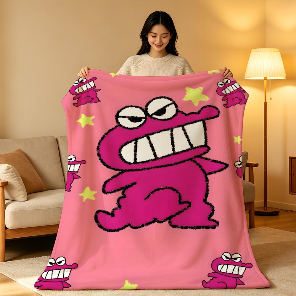 Плед C-Chocobi Throw из высокоплотного короткого плюша, мягкий, приятный для кожи, для дивана, для сна, в комнате с кондиционером