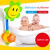 Baby Bath Toy Press Sunflower Shower Faucet Bath Learning Toy Shower Head Funny Water Toys