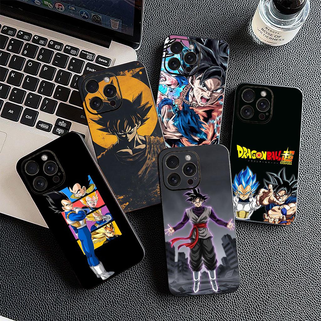 Cover for Apple iPhone 17 16 Plus 13 12 Pro Max Mini X XR Xs ProMax 16E 15+ 17+ Air Phone Case Dragons Gokus Balls Gogeta Super